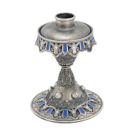 Подсвечник №20 литьевой, эмаль / серебрение Подсвечник №20 литьевой, эмаль / серебрение