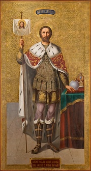Александр Невский благоверный князь, икона (арт.04414)