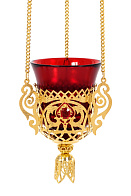 Лампада подвесная № 1 эмаль золочение Лампада подвесная № 1 эмаль золочение