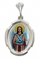 Православная серебряная подвеска