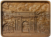 Шкатулка резная "Триумфальная арка" из дуба