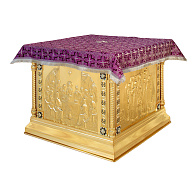 Облачение на престол №3 1.0*1.0 гальванопластика золочение эмаль Облачение на престол №3 1.0*1.0 гальванопластика золочение эмаль