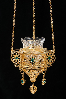 Лампада филигранная №28 / золочение Лампада филигранная №28 / золочение