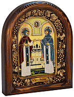 Икона ''Святые благоверные Петр и Феврония''