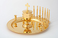 Прибор для соборования золочение Прибор для соборования золочение