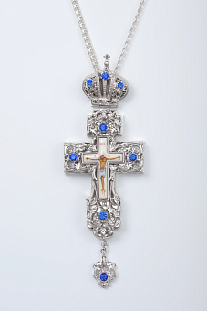 Крест наперсный № 34 /серебрение/ Крест наперсный № 34 /серебрение/