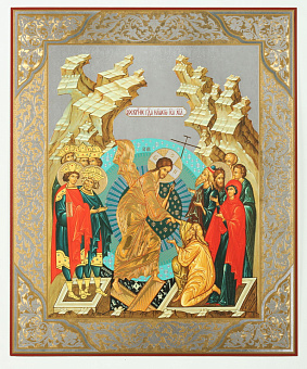 Икона на оргалите №1 30х40 двойное тиснение, Праздники (к-т 13 шт) Праздники Икона на оргалите №1 30х40 двойное тиснение, Праздники (к-т 13 шт) Праздники