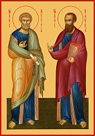 Икона Петр и Павел апостолы