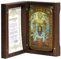 Настольная икона София - Премудрость Божия (Киевская) на мореном дубе