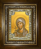 Икона ПАРАСКЕВА-ПЕТКА Сербская, Преподобная (СЕРЕБРЯНАЯ РИЗА, КИОТ)