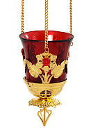 Лампада подвесная № 3 золочение Лампада подвесная № 3 золочение