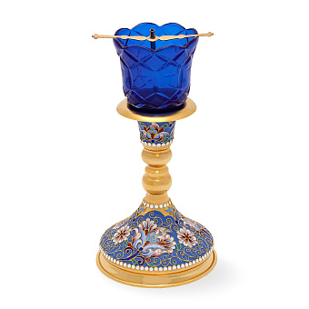 Лампада напрестольная №3 роспись / золочение Лампада напрестольная №3 роспись / золочение