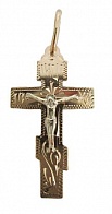 Крест православный из коллекции "Москва златоглавая" 1,49 грамм