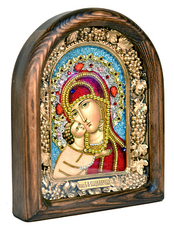 Икона Божия Матерь Владимирская ручной работы