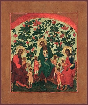 Икона ''Иисус Христос благословляет детей''