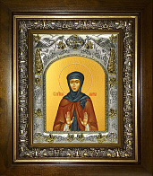 Икона освященная ''Марина преподобная'', в деревяном киоте