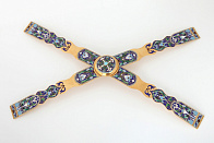 Звездица с глазком / под дискос ф280мм / филигрань, эмаль / золочение Звездица с глазком / под дискос ф280мм / филигрань, эмаль / золочение