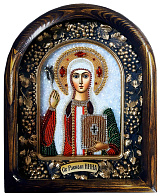 Икона Святая Равноапостольная Нина бисер