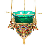 Лампада филигранная №26 большая роспись / золочение Лампада филигранная №26 большая роспись / золочение