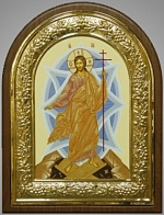 Икона ''Воскресение Христово'' с золотом