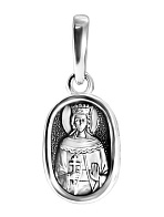 Образ «Св. вмц. Ирина», серебро 925 пробы