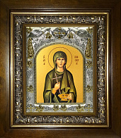 Икона ПАРАСКЕВА Римская, Преподобномученица (СЕРЕБРЯНАЯ РИЗА, КИОТ)