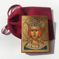 Дорожная икона ''Святая Великомученица Екатерина''