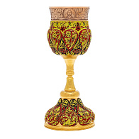 Потир 1.0л 4-гравированных лика, филигрань, эмаль, роспись, чеканка №8А серебряный стакан / золочение / (УИН 6432300756797026) Потир 1.0л 4-гравированных лика, филигрань, эмаль, роспись, чеканка №8А серебряный стакан / золочение / (УИН 6432300756797026)