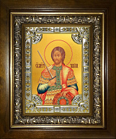 Икона освященная Никита Готфский Константинопольский в деревянном киоте