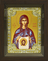 Икона освященная Вероника праведная в деревянном киоте