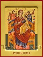 Икона Пресвятой Богородицы ВСЕЦАРИЦА (Пантанасса) (ЗОЛОЧЕНИЕ)
