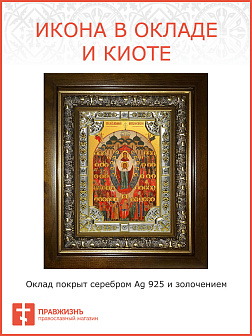Икона Собор святых покровителей воинства Российского
