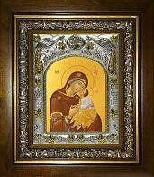 Икона освященная Влахернская Божией Матери в деревянном киоте
