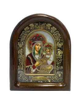 Икона Споручница грешных Божия Матерь бисер Икона Споручница грешных Божия Матерь бисер