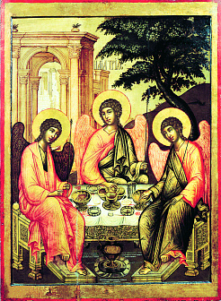 Икона Троица Живоначальная