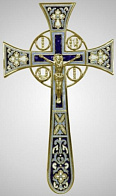 Мальтийский напрестольный крест с золочением