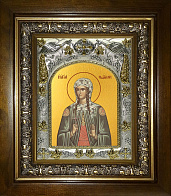 Икона освященная ''Фотина(Светлана) мученица'' , в деревяном киоте