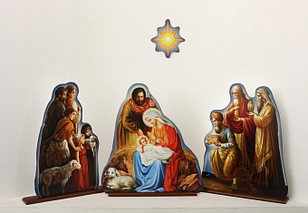 Вертеп на подставке 2 Рождество Христово Вертеп на подставке 2 Рождество Христово