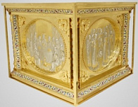 Облачение на престол №11 1.0*1.0 частичное золочение эмаль Облачение на престол №11 1.0*1.0 частичное золочение эмаль