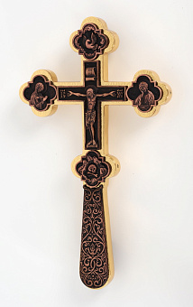 Крест водосвятный №2-3 г / пл патинирование золочение Крест водосвятный №2-3 г / пл патинирование золочение