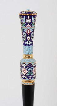 Посох №21 неразборный филигрань, эмаль, роспись / золочение Посох №21 неразборный филигрань, эмаль, роспись / золочение