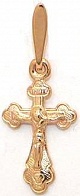 Крест православный из золота из коллекции Иваново весом 0,79 грамм