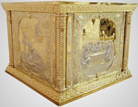 Облачение на престол №8 1.0*1.0 золочение никель Облачение на престол №8 1.0*1.0 золочение никель