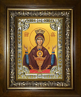Икона Пресвятой Богородицы НЕУПИВАЕМАЯ ЧАША (СЕРЕБРЯНАЯ РИЗА)