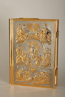 Евангелие 470*330 напрестольное №7 крышки част, золочение Евангелие 470*330 напрестольное №7 крышки част, золочение