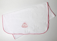 Крестильное полотенце вышитый ангел, ткань махровая