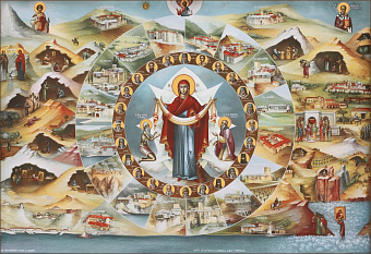 Собор Афонские Святые, икона