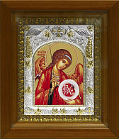 Икона Архангел Михаил, в деревяном киоте Икона Архангел Михаил, в деревяном киоте