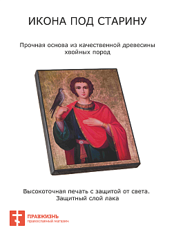 Икона ТРИФОН Апамейский, Никейский, Мученик (ПОД СТАРИНУ)