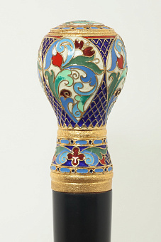 Посох №18 неразборный серебро филигрань, эмаль / золочение / (УИН) Посох №18 неразборный серебро филигрань, эмаль / золочение / (УИН)